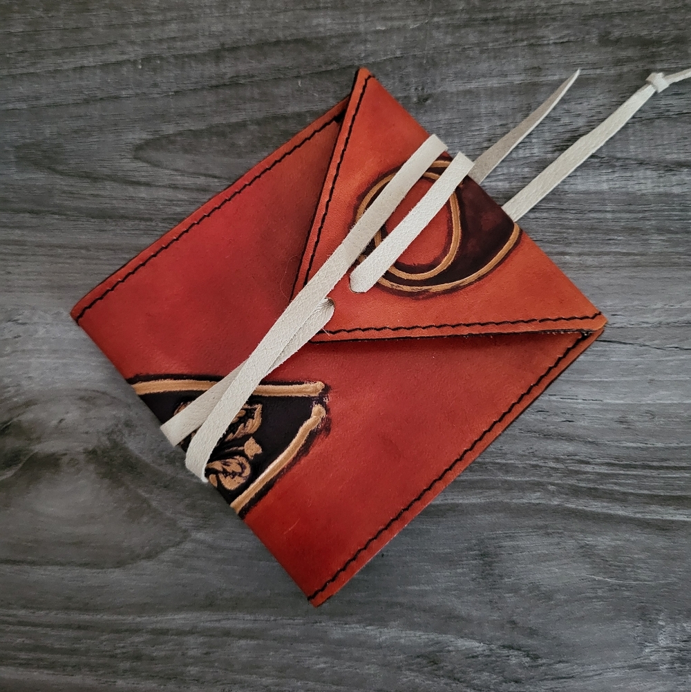 Piero Capecchi of Florence Italian Leather Square Pouch/Coin Purse - Picture 3 of 9